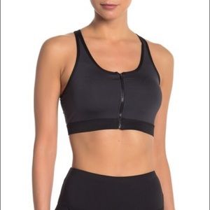 Sam Edelman Zip Front Sports Bra